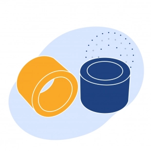 Втулка бронзовая 80 мм БРК1Н3