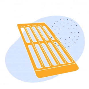 Чугунный колосник 300 мм СЧ18