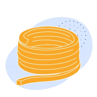 Сальниковая набивка АП квадратная 5 мм ГОСТ 5152-84