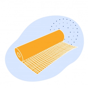 Стальная штукатурная сетка 0.5х0.2 мм Ст20 ГОСТ 3826-82