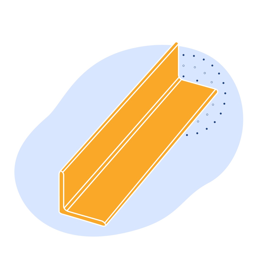 Анодированный уголок 100х50 мм АМг3