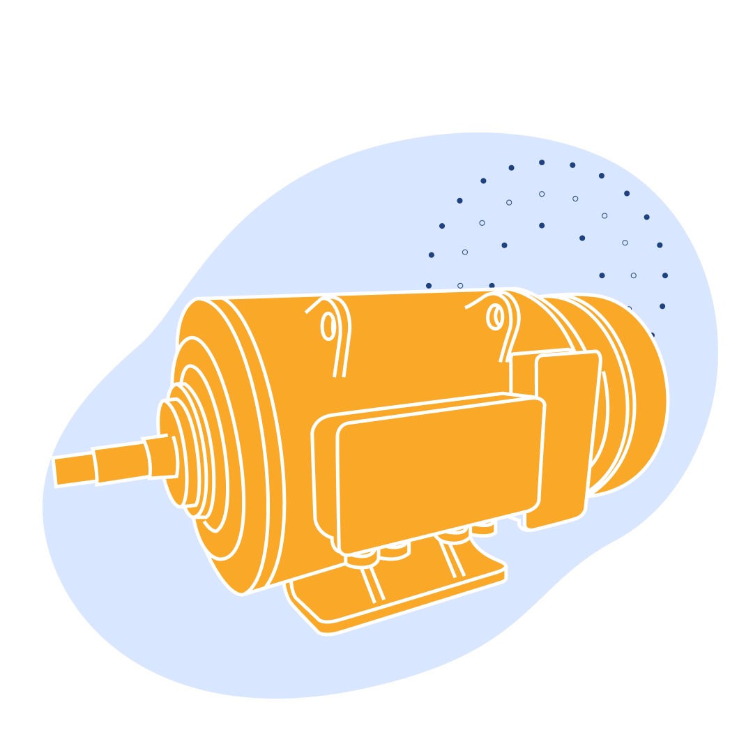 Судовой электродвигатель МАП521-6 435 кг