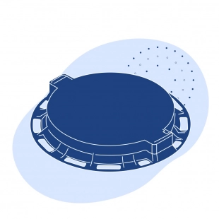 Люк магистральный 870х115 мм 600 мм 146.5 кг 40 т ТМ (Д400)-2-60